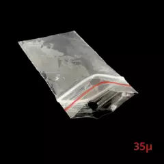 1000 sachets plastiques Zip 100x200 mm avec trou de suspension DIFFORT DIFFUSION - 1