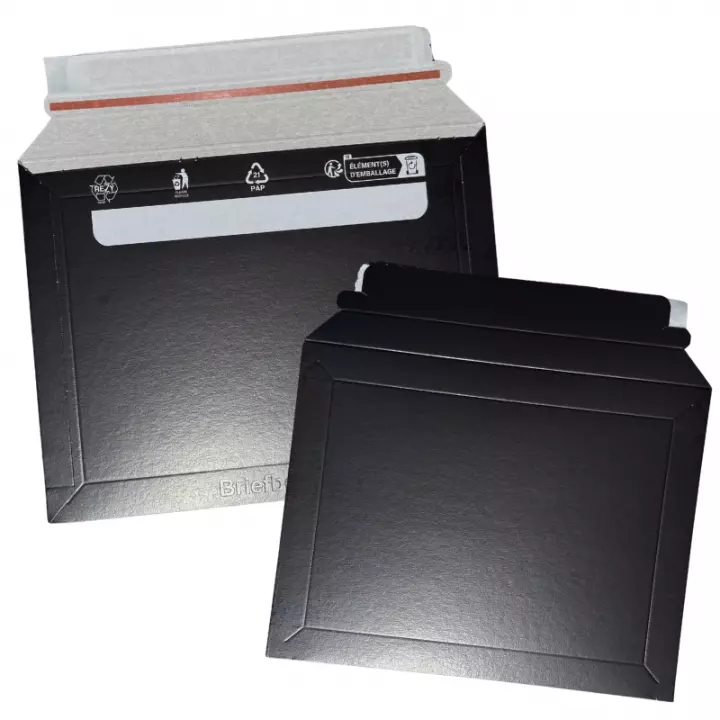 200 enveloppes cartons BBX2X 215 x 270mm NOIR