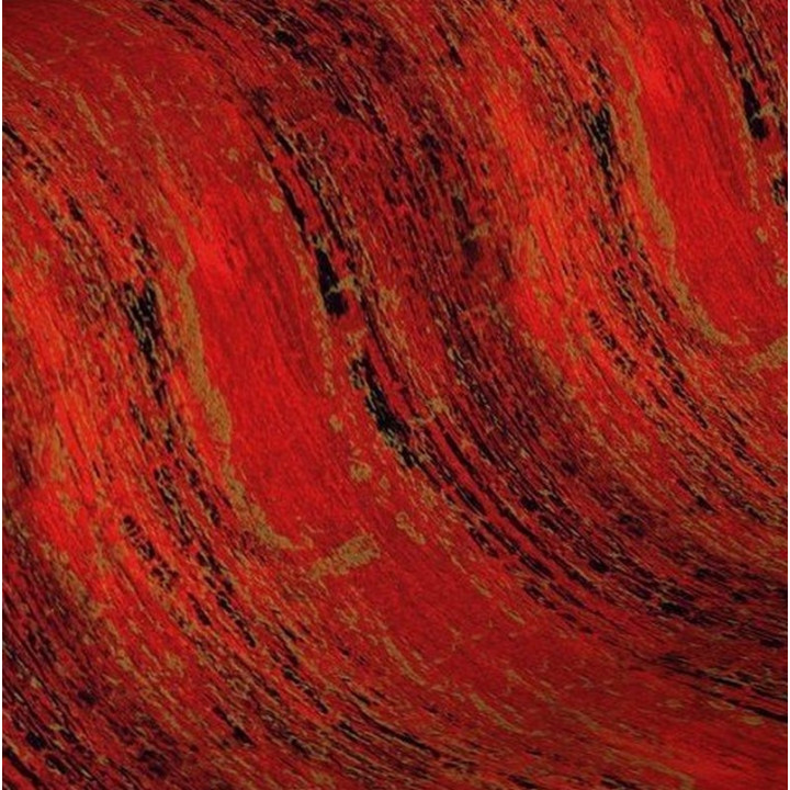 emballage rouge papier cadeaux marbré de noir doré 494h
