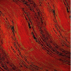 emballage rouge papier cadeaux marbré de noir doré 494h