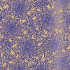papier emballage kraft mandala tournesol 7286KL
