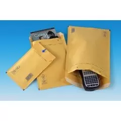 200 ENVELOPPES BULLES T1 (100*165mm) BRUNES DIFFORT DIFFUSION - 1