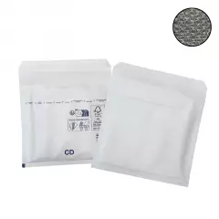 200 enveloppe bulle Classique CD blanc 200x175mm DIFFORT DIFFUSION - 1