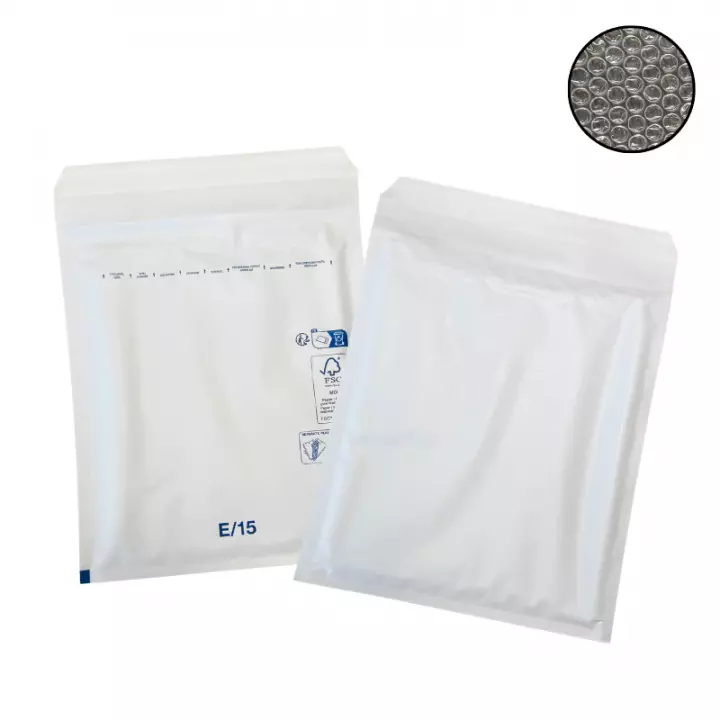 100 enveloppe bulle Eco E/5 blanc 240x275mm DIFPAC DIFFORT DIFFUSION - 1