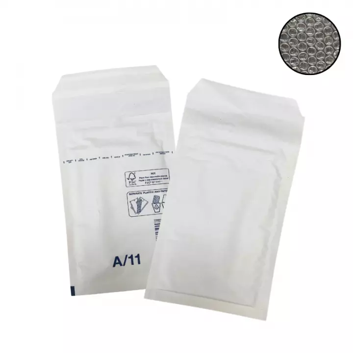 200 Enveloppe bulle Eco A/1 blanc 100x165mm DIFPAC DIFFORT DIFFUSION - 1