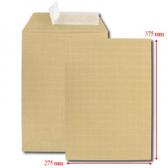pochette armé enveloppes kraft vergé 275x375mm format 26