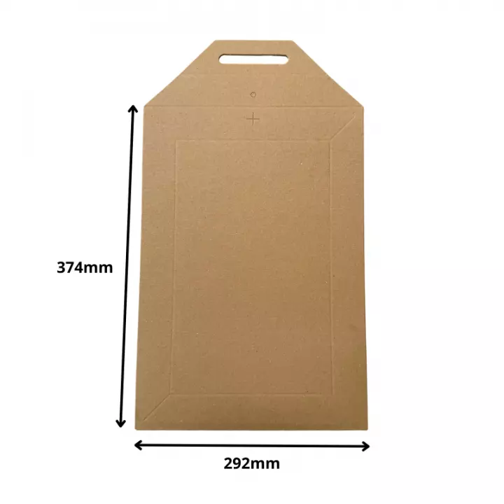 100 Pochettes à livres 292mm x 374mm Buchbox6Z