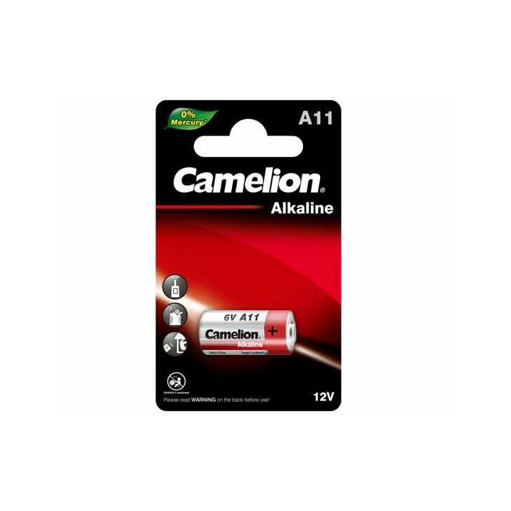 Pile alcaline A11-6V Camelion LR11A GP11A MN11 CX21A sans mercure télécommande