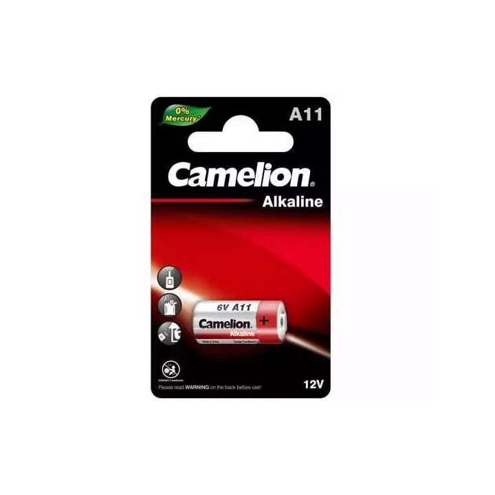 Pile alcaline A11-6V Camelion LR11A GP11A MN11 CX21A sans mercure télécommande