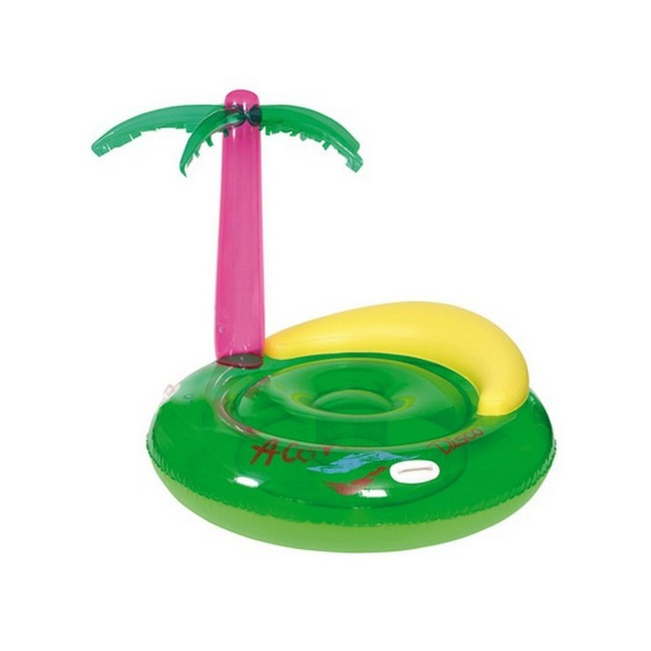 Matelas gonflable rond île Aloha 173xH152cm pour piscine mer enfant adulte 13109
