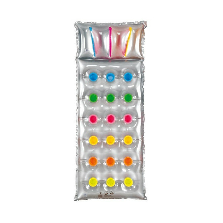 Matelas pneumatique gonflable + trous à eau multicolores pour piscine mer  78030