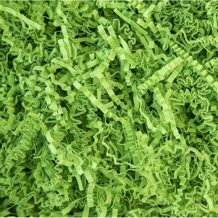 Frisette papier VERT POMME calage rembourrage 10kg recyclé 120 g/m²