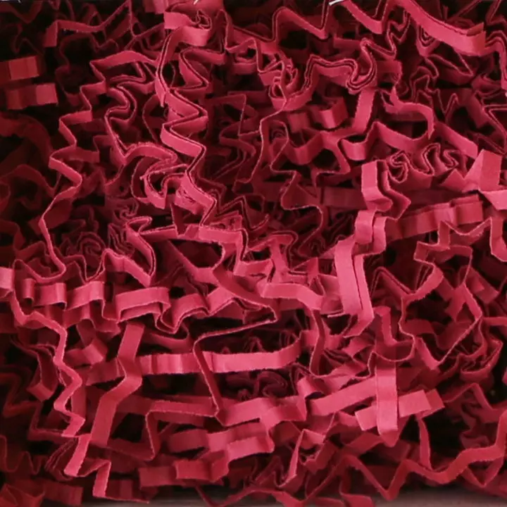 Frisure de calage papier bordeaux 100% recyclé 120 g/m² 10kg