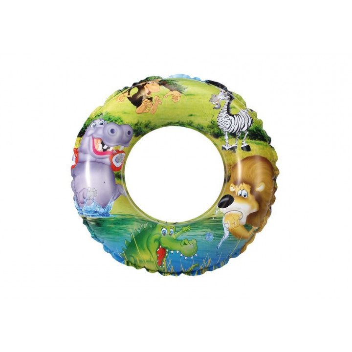 Bouée gonflable diamètre  50cm  SAFARI avec animaux pour piscine enfant 14718