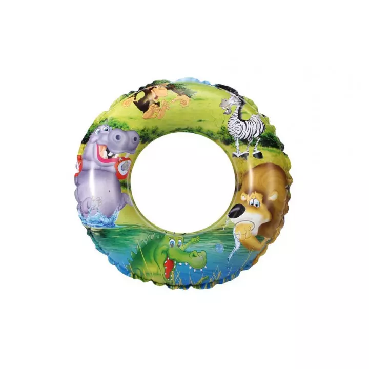 Bouée gonflable diamètre  50cm  SAFARI avec animaux pour piscine enfant 14718