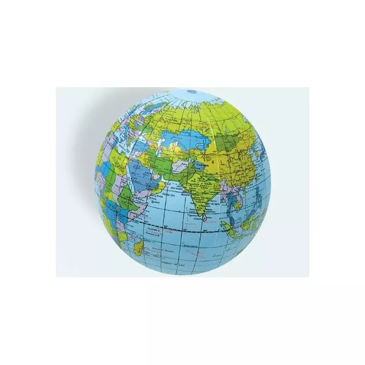 Ballon balle gonflable GLOBE TERRESTRE Ø29cm piscine jardin enfant mer 14620