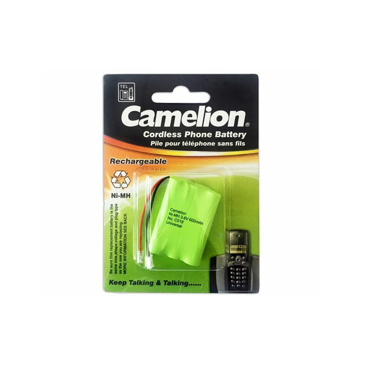 Batterie pile accu rechargeable pour téléphone sans fil 3,6V 600mah 3AAA (C018)