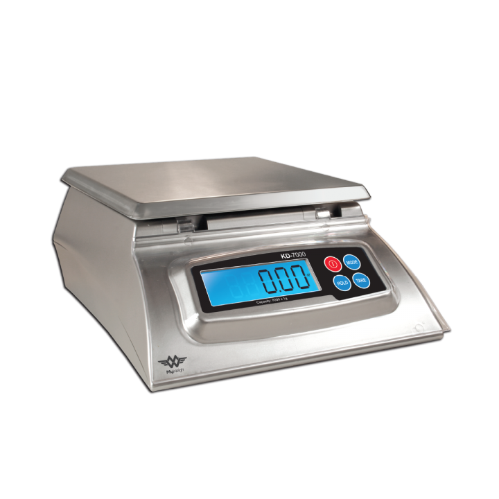Balance de cuisine Professionnelle KD7000 Capacité 7Kg précise 1gr Grise MyWeigh