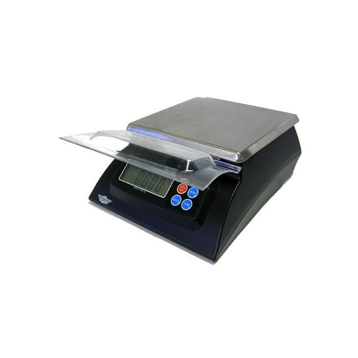Balance de cuisine Professionnelle 7Kg précision 1gr NOIRE  plateau inox KD7000