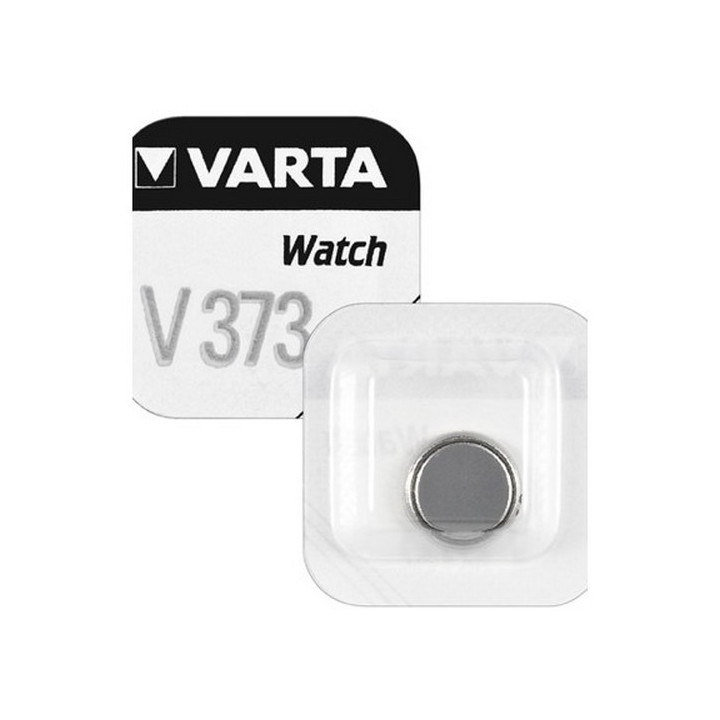 5 piles boutons rondes Varta V373 / V 373 (SR 916 SW) Oxyde d'argent pour montre
