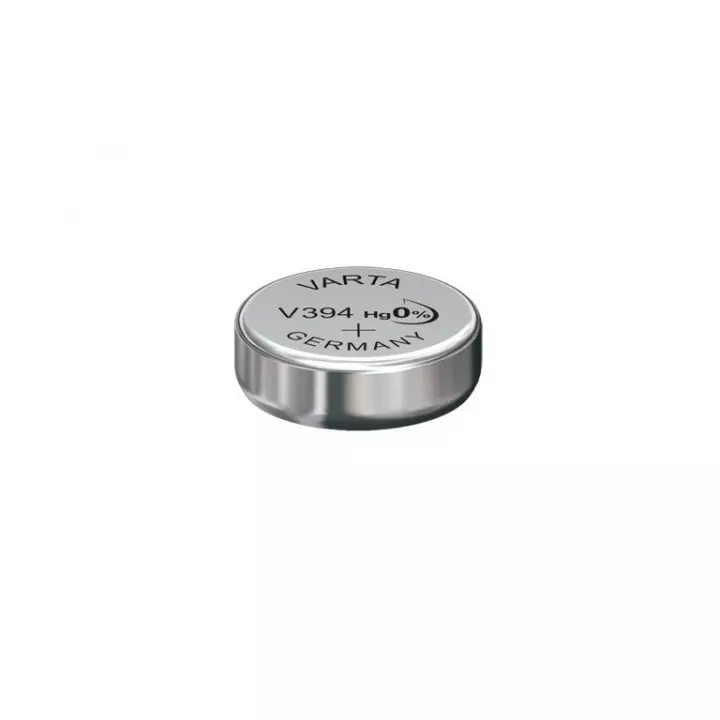 Lot 5 piles bouton ronde Varta V394 / V 394 (SR936SW) Oxyde d'argent pour montre