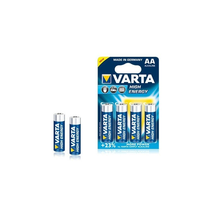 VARTA 40 piles alcalines bâton High Energy 2600mah LR06 AA (10 blisters)