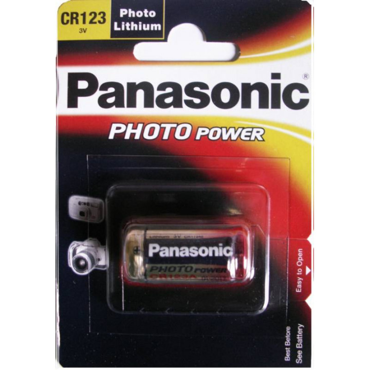  Lot 10 piles photo batterie 3V lithium CR123A CR123 DL123A EL123A PANASONIC