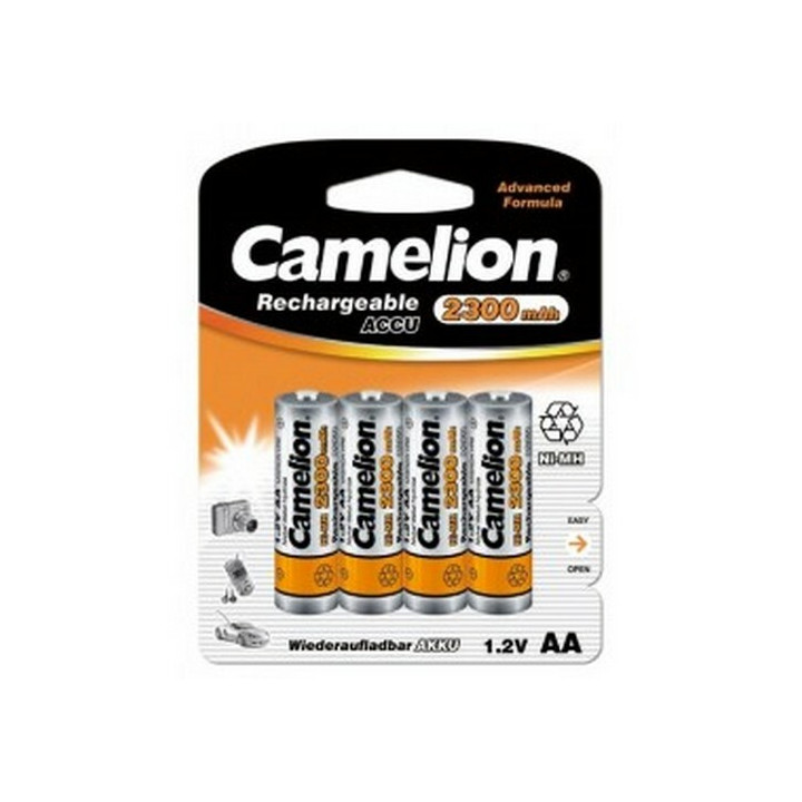 Promotion 12 accus piles rechargeable batterie AA LR6 LR06 2300mAh 1.2V Camelion