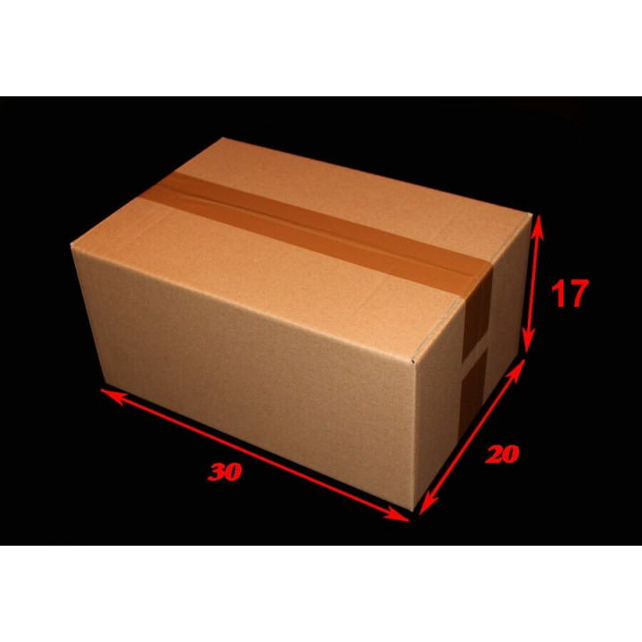Lot de 20 cartons / caisses américaines ref. A4 / Dimensions 300 x 200 x 170 mm
