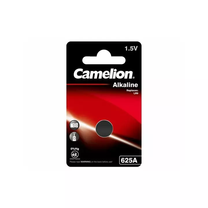 Lot 2 piles boutons alcaline Camelion 625A LR9 / PX625A / KA625 / R625 / V625U