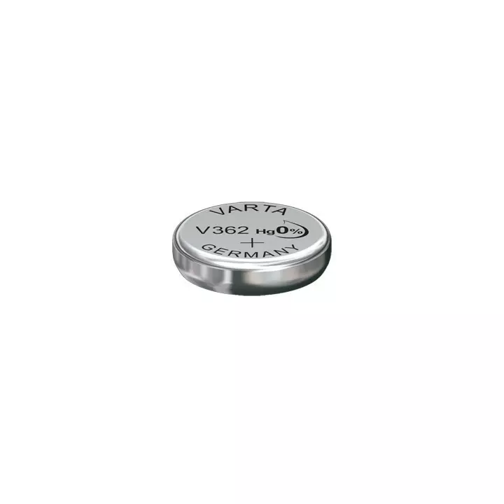 5 piles rondes boutons Varta V362 / V 362 (SR 721SW) Oxyde d'argent pour montre
