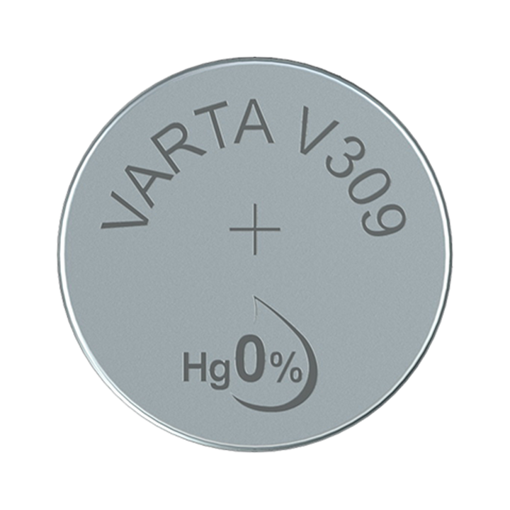 5 piles boutons Varta ronde V309 / V 309   ( SR 48 ) Oxyde d'argent 1.55V montre