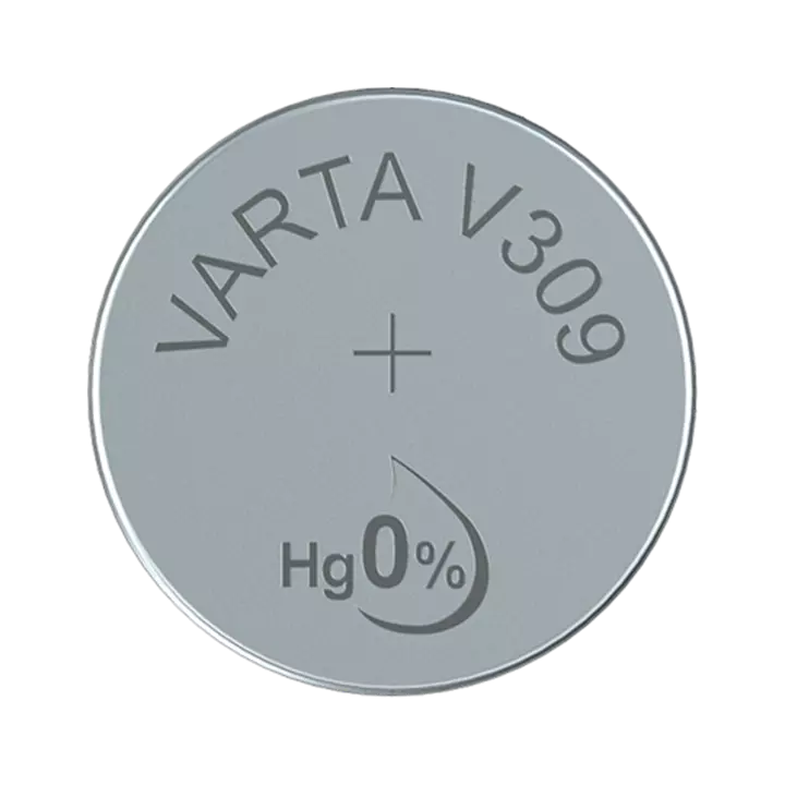5 piles boutons Varta ronde V309 / V 309   ( SR 48 ) Oxyde d'argent 1.55V montre