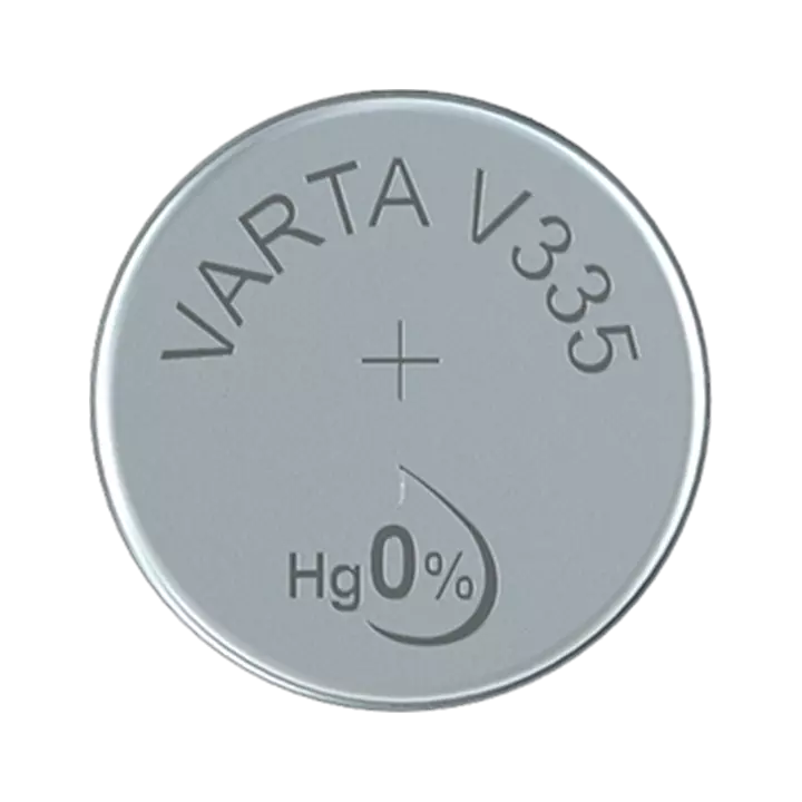 5 piles boutons rondes Varta V335 / SR 512 SW Oxyde d'argent montre calculatrice
