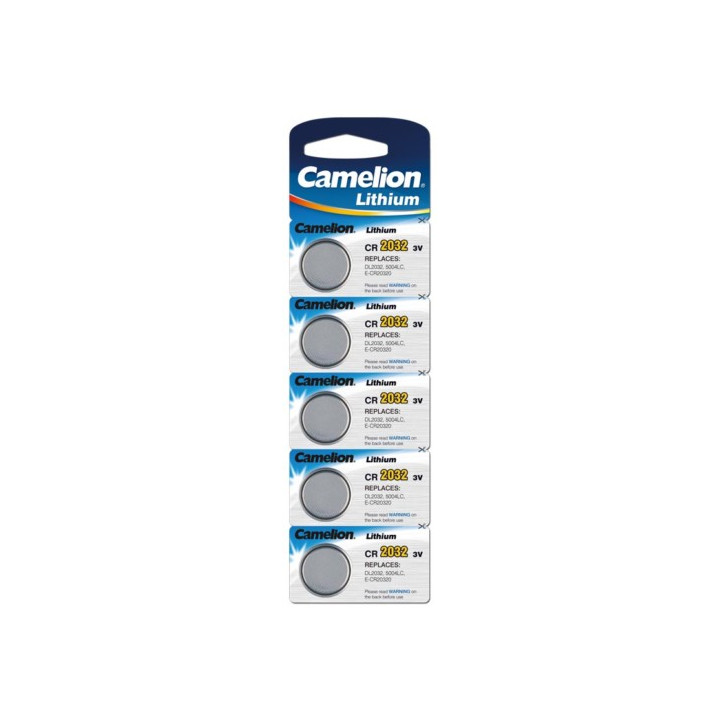 15 PILES BOUTON RONDE LITHIUM 3 VOLTS CR2032 CR-2032 5004LC CAMELION