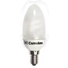Ampoule mini flamme 9W E14 Fluo-compacte Camelion