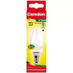 Ampoule mini flamme 9W E14 Fluo-compacte Camelion