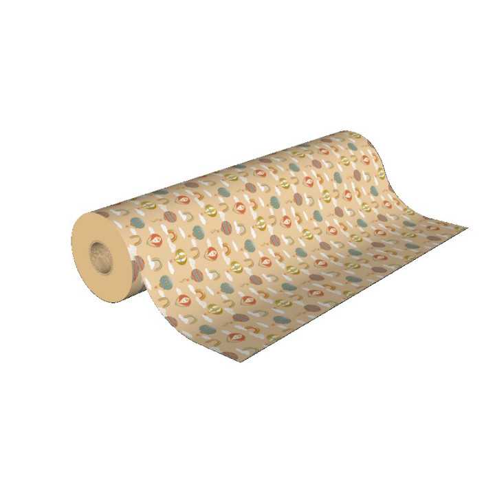 Un rouleau papier cadeau montgolfières pour enfant 50 mètres
