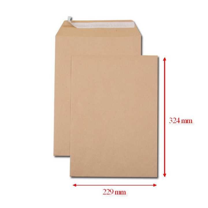pochette enveloppes kraft C4 229x324mm