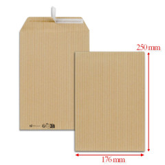 pochette kraft recyclé brun 176 250 mm B5