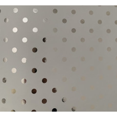 PAPIER Métallisé blanc et gris très beau