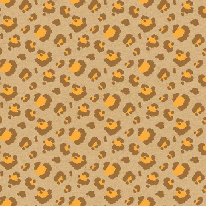 papier cadeau léopard bobine kraft 50 mètres