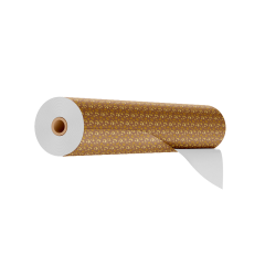 papier cadeaux professionnel félin doré 80g