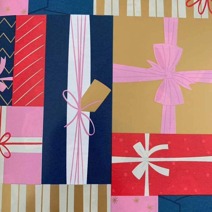 papier cadeau paquet pour emballage 7186H