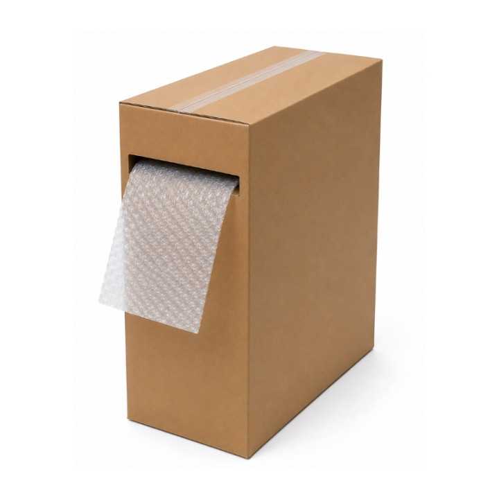 Boîte distributrice de film bulles prédécoupé (28,5cm x 50m)