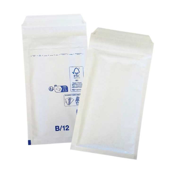 Enveloppe bulle B/12 blanc 140x225mm