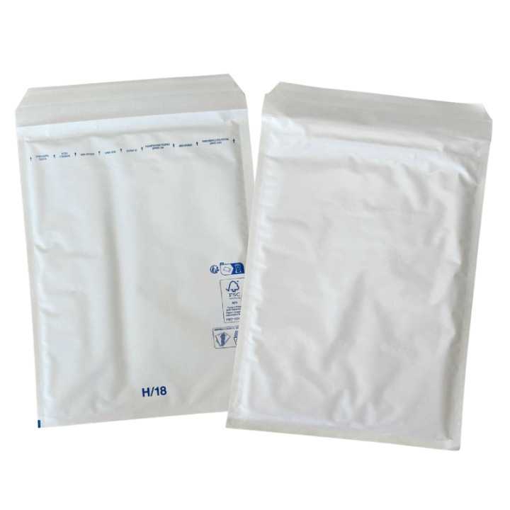 Enveloppe bulle H/18 blanche 290x370mm