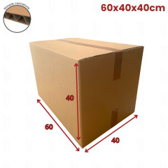 100 carton marron caisse américaine 550x400x400mm