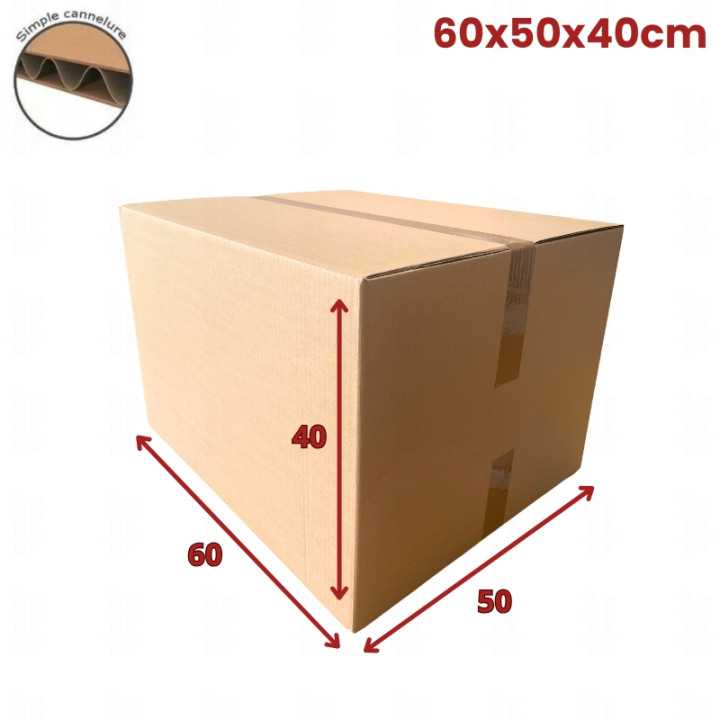 100 cartons caisses américaines 60x50x40 spécial GLS - 1