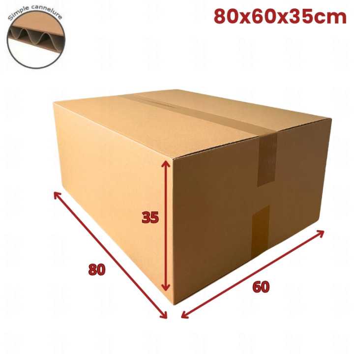 grand carton caisse américaine 800x600x350mm (fefco 201)